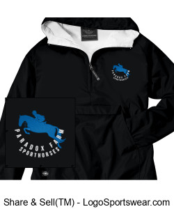 Charles River Adult Unisex Pullover - Black Design Zoom